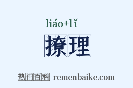 撩理是什么意思的图片
